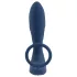 You2Toys - analni vibrator s prstenom za penis - plava