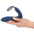 You2Toys Prostata Plug - analni vibrator s penis prstenom (plavi)