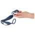 You2Toys - analni vibrator s prstenom za penis - plava