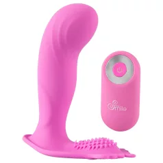   SMILE G-Spot Panty - nosivi punjivi, bežični vibrator (roza)