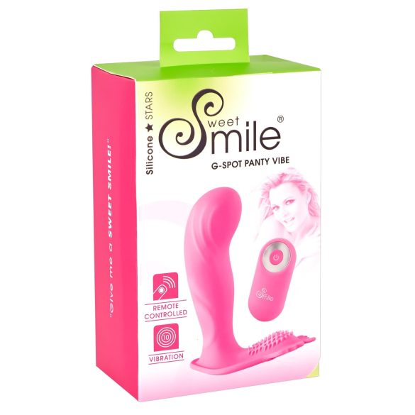 SMILE G-Spot Gaćice - punjivi, bežični vibracijski prsten (roza)