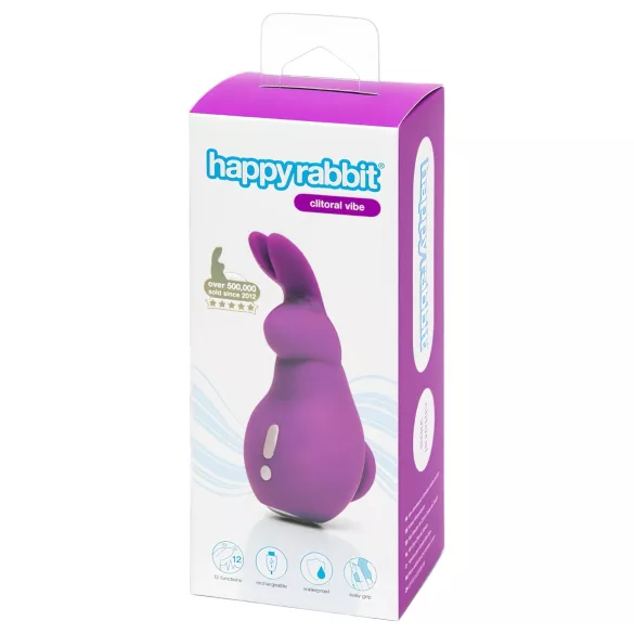 Happyrabbit - vibrator za klitoris zec - silikonski ljubičasti