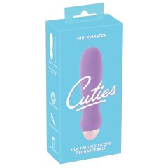   Cuties Mini Purple - punjivi vibrator od silikonskog štapića (ljubičasti)