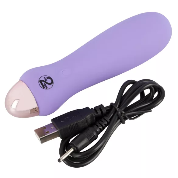 You2Toys - Cuties Mini Purple - akumulatorski, silikonski štapićasti vibrator (ljubičasti)
