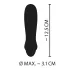 You2Toys - Cuties Mini Purple - akumulatorski, silikonski štapićasti vibrator (ljubičasti)