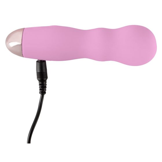 Cuties Mini Rose - bežični, valoviti vibrator (ružičasti)