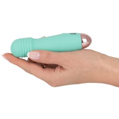   Cuties Mini Wand - punjivi, mini vibrator za masažu (zeleni)