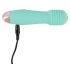 Cuties Mini Wand - punjivi mini masažer vibrator (zeleni)