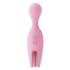   Svakom Nymph - punjivi vibrator za klitoris s rotirajućim prstima (blijedo ružičasti)
