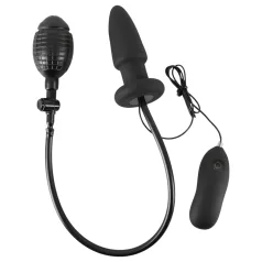 You2Toys - analni vibrator s pumpom - crni