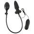 You2Toys - napuhavajući analni dilator vibrator (crni)