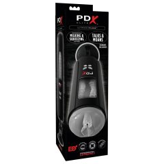   PDX Ultimate Milker - masturbator za mužnju penisa na baterije (crni)