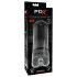 PDX Elite Extender Pro - punjenje vakuumsko-vibracijska masturbator (crni)