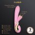 G-Vibe GRabbit - akumulatorski G-točka vibrator s 3 motora (ružičasti)