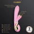 G-Vibe GRabbit - vibrator za G-točku s 3 motora - punjivi - rozi