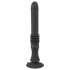 You2Toys Seks Mašina - crni potisni vibrator sa vakuum čašom