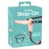 You2Toys - Strap-On - punjivi, pričvrstivi vibrator (prirodna boja)