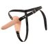 You2Toys - Strap-On - punjivi, pričvrstivi vibrator (prirodna boja)