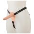 You2Toys - Strap-On - punjivi, pričvrstivi vibrator (prirodna boja)