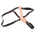 You2Toys - Strap-On - punjivi, pričvrstivi vibrator (prirodna boja)