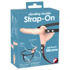 You2Toys - strap-on dupli vibrator - natur
