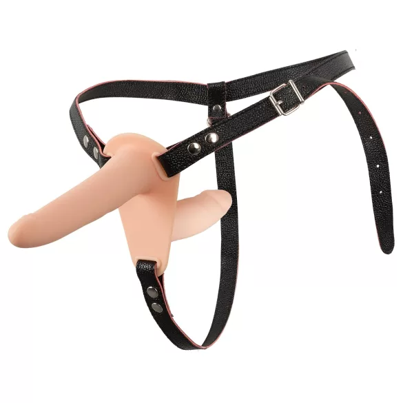 You2Toys - strap-on dupli vibrator - natur