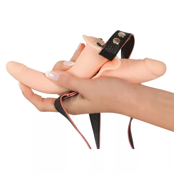 You2Toys - strap-on dupli vibrator - natur