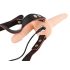 You2Toys - Strap-On - podesivi dvostruki vibrator (prirodna boja)
