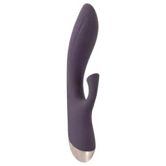   Javida - vodootporni vibrator s usisavačem za klitoris - ljubičasta