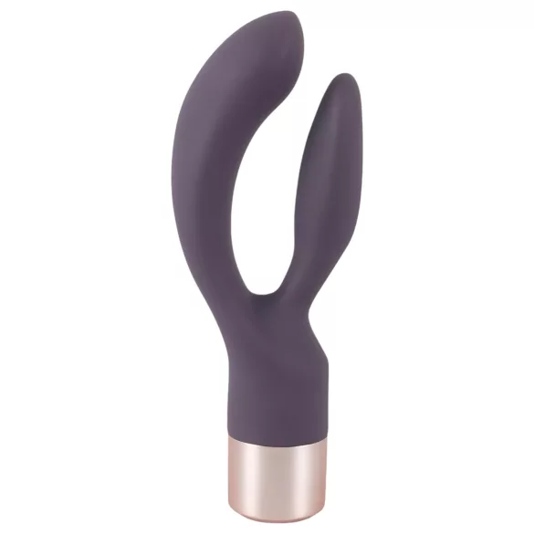 You2Toys Elegant Double - vibrator za G-točku i klitoris - punjivi - ljubičasti