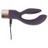 You2Toys Elegant Double - akumulatorski vibrator s klitoralnim krakom (ljubičasti)