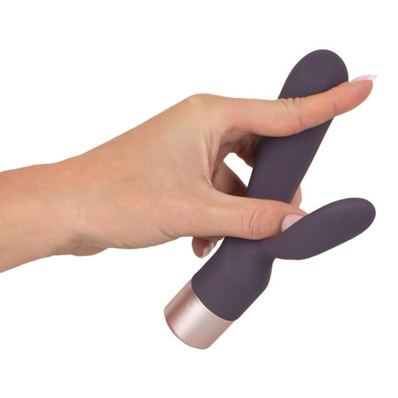 You2Toys Elegant Double - punjivi vibrator za klitoris (tamnoljubičasti)