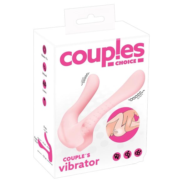Par za užitak - dvomotorni vibrator (ružičasti)
