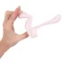 Couples Choice - vibrator za parove s 2 motora - silikon - roza