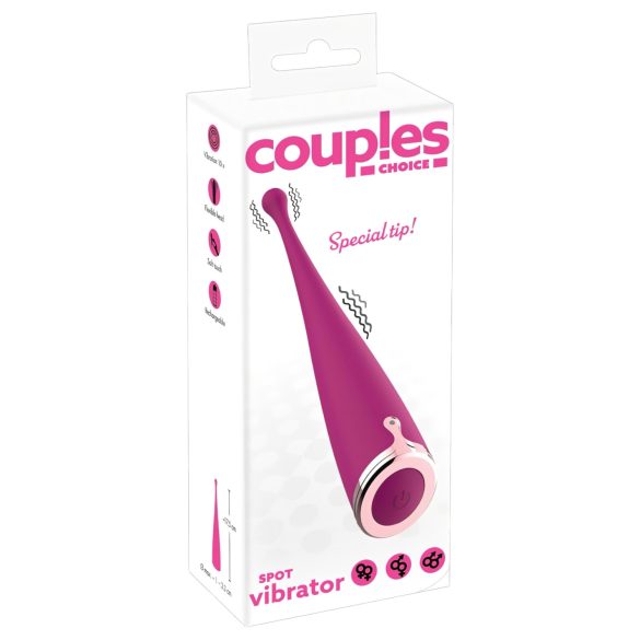 Par za užitak - akumulatorski klitorisni vibrator (ružičasti)