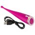 Par za užitak - akumulatorski klitorisni vibrator (ružičasti)