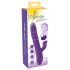 Smile Pearl - ljubičasti biserni vibrator s funkcijom potiskivanja