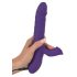 Smile Pearl - ljubičasti biserni vibrator s funkcijom potiskivanja
