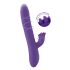 Smile Pearl - ljubičasti biserni vibrator s funkcijom potiskivanja