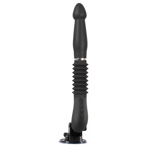 You2Toys - automatski vibrator s daljinskim upravljačem - crni