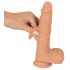You2Toys - Natural - potiskivački vibrator (prirodna boja)
