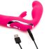 Happyrabbit Bez remena - privjesni vibrator (roza)