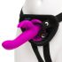 Happyrabbit Strap-On - zec vibracija za pojas (ljubičasti)