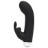 Greedy Girl - crni vibrator s klitoralnim nastavkom