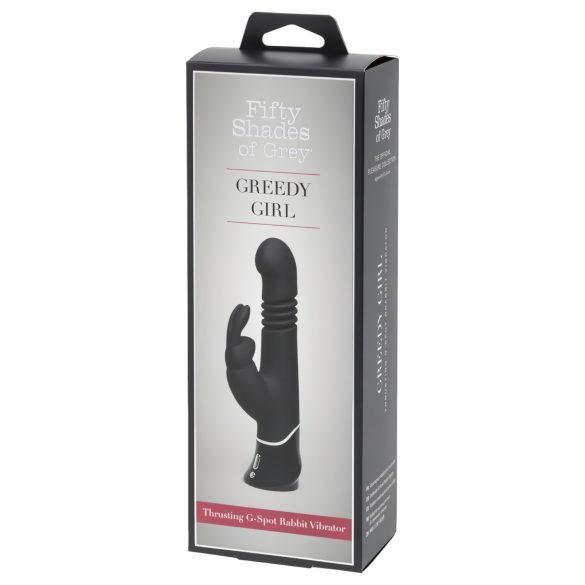 Pedeset nijansi Greedy Girl - crni pulsirajući vibrator