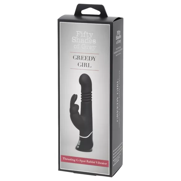 Fifty Shades of Grey - vibrator s funkcijom potiskivanja - crni