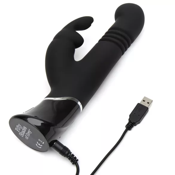 Fifty Shades of Grey - vibrator s funkcijom potiskivanja - crni