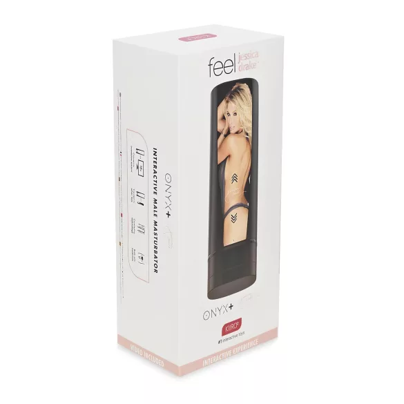 Kiiroo Onyx+ Jessica Drake - interaktivni masturbator - crni