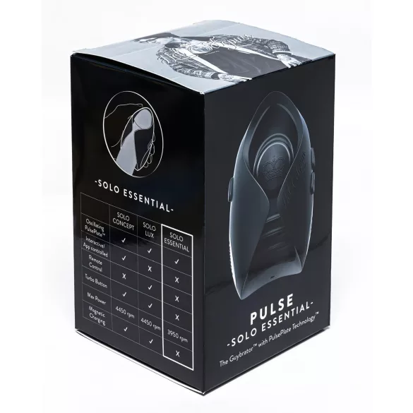 Hot Octopuss - muški masturbator na punjenje - crni