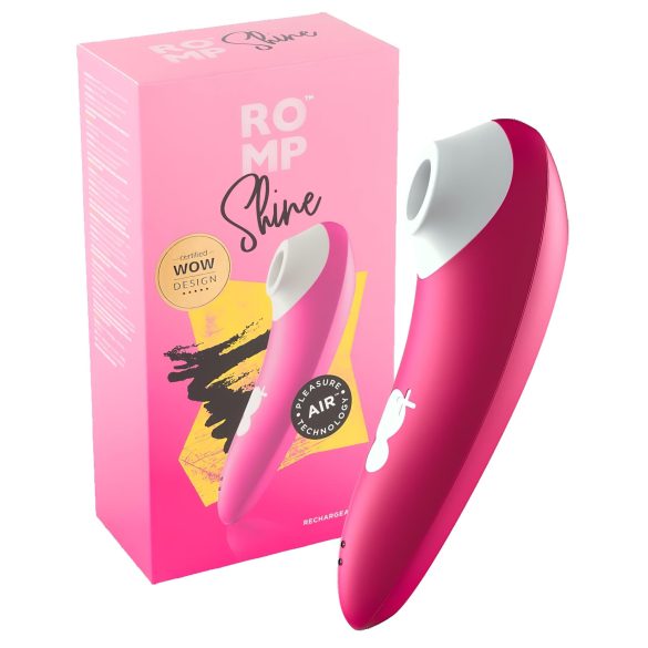 ROMP Shine - vodootporni stimulator klitorisa s valovima zraka (ružičasta)